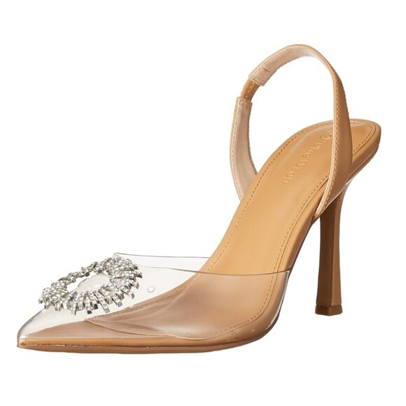 The Drop Women's Klara Clear Pointed Toe Heels - Size: 10 - Picture 1 of 14